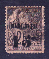 Martinique  N°17 Oblitéré  Def Dentelure - Usati