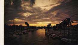 7088  -  Sunset Over Mysterious New River, Fort Lauderdale, Florida - Fort Lauderdale
