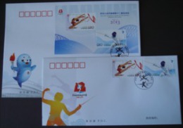 2013-19 CHINA 12TH NATIONAL GAME FDC - 2010-2019