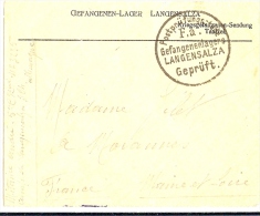 LBROCH - LETTRE DE PRISONNIER DE GUERRE - WW1