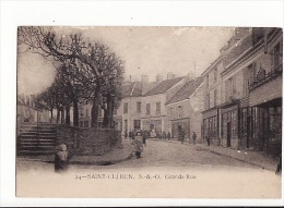 Carte 1906  SAINT CHERON / GRANDE RUE - Saint Cheron