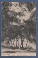 GUINEE - CP ANIMEE CONAKRY - PROMENADE DE LA CORNICHE - CLICHE A. DE SCHACHT N° 108 - CIRCULEE EN 1927 - Guinée