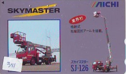 Télécarte JAPON * Pompiers Feuerwehr (351) PHONECARD JAPAN * Fire Brigade  Brandweer Brigada De Fuego Vigili Del Fuoco - Feuerwehr