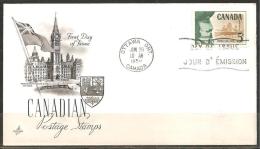 KANADA 1958 - FDC - 1952-1960