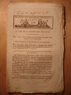 BULLETIN DE LOIS De 1797 - LISTE EMIGRES MAISON MONACO TOULON AMANCE GRAINS BEAUCAIRE AVIS DE DECES SAINT DOMINGUE ST - Décrets & Lois