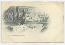 BELFORT (CPA AVANT 1900) - LE CHATEAU ET LE LION - Belfort – Le Lion