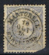 Sello 50 Mils Alegoria 1870, Fechador MARTORELL (barcelona), Num 107 º - Gebruikt