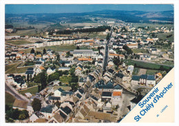 CPSM Souvenir De SAINT CHELY D' APCHER  Vue Aerienne - Saint Chely D'Apcher