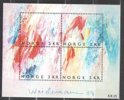 Norway 1989 Art.  Painting  Michel Bl. 11  MNH (**). - Hojas Bloque