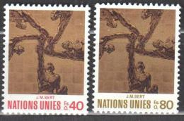 UN Geneva 1972 Art Painting Gemalde Michel 28-29  MNH (**). - Unused Stamps