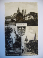 Thuringia: Arnstadt Four Pics Coat Of Arms 1950s Unused DDR - Arnstadt