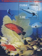 MDN-BK1-436 MINT PF/MNH ¤ CUBA 2002 BLOCK ¤ DELPHIN - SEALIFE - MARINE LIFE - FISH - UNDERWATER WORLD - Dauphins
