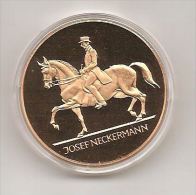 Medaille 25 Jahre Deutsche Sporthilfe 1967-1992 Josef Neckermann - Altri & Non Classificati