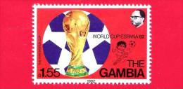 GAMBIA - Nuovo - 1982 - Coppa Del Mondo Di Calcio - Football - Soccer - World Cup - Espana 82 - D 1.55 - Gambia (1965-...)