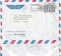 Luftpost Brief  "Parkhotel Schönegg, Grindelwald" - Athen               1978 - Cartas & Documentos