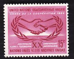 Nations Unies New York   1965 -  Y&T  140  - Nsg - Nuovi