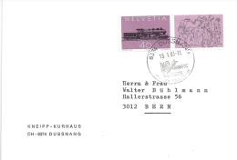 Motiv Brief  "Kneipp Kurhaus, Dussnang"                1983 - Lettres & Documents