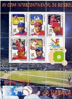 CUBA 2002 BASEBALL M/S MNH SPORTS - Neufs