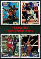 CUBA 2003 Pan American Games Sc.#4315-18 MNH SPORTS, VOLLEYBALL, JUDO WRESTLING - Nuovi