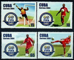 CUBA 2004 FIFA FOOTBALL / SOCCER MNH - Ongebruikt