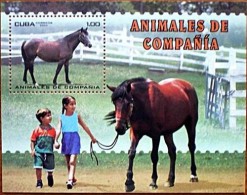 CUBA 2004 HORSES S/S MNH FARM ANIMALS - Ungebraucht