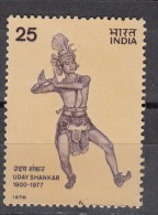 INDIA, 1978,  Uday Shankar Chowdhury, MNH, (**) Clean Stamp. - Ongebruikt