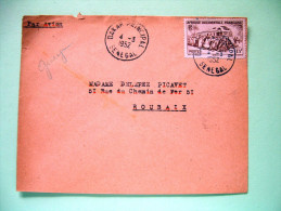 French West Africa - Senegal 1952 Cover To France - Monorail Train In Senegal - Briefe U. Dokumente