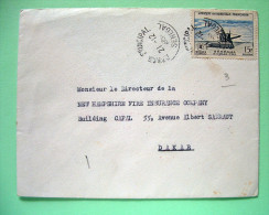 French West Africa - Senegal 1957 Cover To Dakar - Farm Machinery Harvester - Covers & Documents