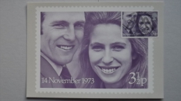 Grossbritannien 637 Maximum Card MK/MC, ESST, Hochzeit Von Prinzessin Anne Und Mark Phillips - Maximumkarten (MC)