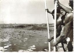 CPSM ZAMBIE - Rameurs Sur Le Canal (longeant Le Zambeze - Zambie