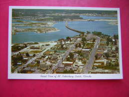 CPSM ETATS UNIS AERIAL VIEW OF ST PETERSBURG BEACH  FLORIDA     NON VOYAGEE - St Petersburg