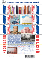 Nederland  2013  GRENZELOOS NEDERLAND BELGIE ARCHITECTUUR  VEL Postfris/mnh/neuf - Ungebraucht