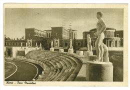 CARTOLINA  - ROMA - FORO MUSSOLINI  -    VIAGGIATA  NEL 1941 - Stades & Structures Sportives