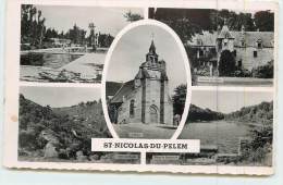 SAINT NICOLAS DU PELEM  - Carte Multivues.carte Vendue En L'état. - Saint-Nicolas-du-Pélem