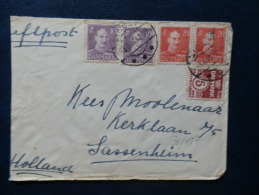 36/158  LETTRE  TO  HOLLAND - Storia Postale