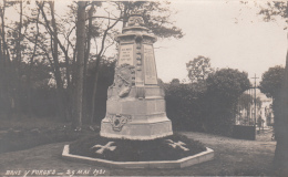 91 - BRIIS SOUS FORGES / CARTE PHOTO 1921 MONUMENT AUX MORTS - Briis-sous-Forges