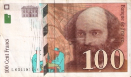 BILLETE DE FRANCIA DE 100 FRANCOS DEL AÑO 1998 DE CEZANNE  (BANKNOTE) - 100 F 1997-1998 ''Cézanne''