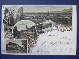 AK VILLACH Litho 1897 //  D*8504 - Villach