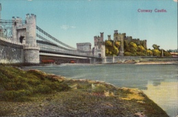 CPA CONWY- THE CONWAY CASTLE, BRIDGE - Sonstige & Ohne Zuordnung
