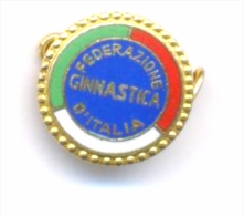 ITALY /  ITALIAN GYMNASTIC FEDERATION , NOC Pin Badge - Gymnastics