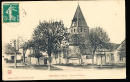 10 MARCILLY LE HAYER / Place De L'Eglise / - Marcilly