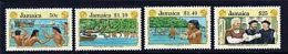 1991Jamaica  - Discovery Of America 4v., Christopher Columbus, Ships,Indians  First Landfall, Explorers,  MNH - Indiani D'America