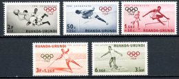 Ruanda-Urundi   219 - 223   XX   ---   MNH   Impeccable - Unused Stamps