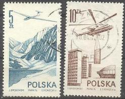 1976 Das Moderne Flugwesen (I) Mi 2437-8 / Fi 2290-1 / Sc C53-C54 / YT 55-56 Gestempelt / Oblitéré / Used - Used Stamps