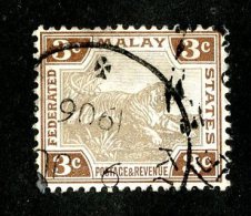 741x)  Fed.States Malay 1904- SG # 32a  Used  Catalogue £ 1.75 - Federated Malay States