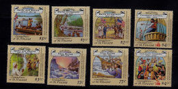 1988 St Vincent Grenadines- Explorers 8v., Columbus , Livingstone, Bering, Ships, Sailors,Scott 596/03  MNH - Onderzoekers