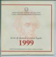 1999 ITALIA DIVISIONALE CONFEZIONE ZECCA FDC - Set Fior Di Conio
