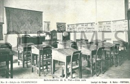 PORTUGAL - LOURIÇAL DO CAMPO - REFORMATORIO DE SÃO FIEL-UMA AULA - 1915 PC. - Castelo Branco