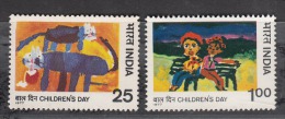 INDIA, 1977, Children's Day, Childrens Day, Set 2 V, MNH, (**) - Ongebruikt