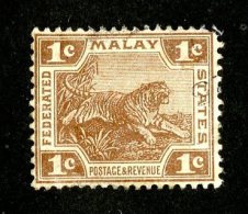 764x)  Fed.States Malay 1919- SG # 30  Used  Catalogue £ .90 - Federated Malay States
